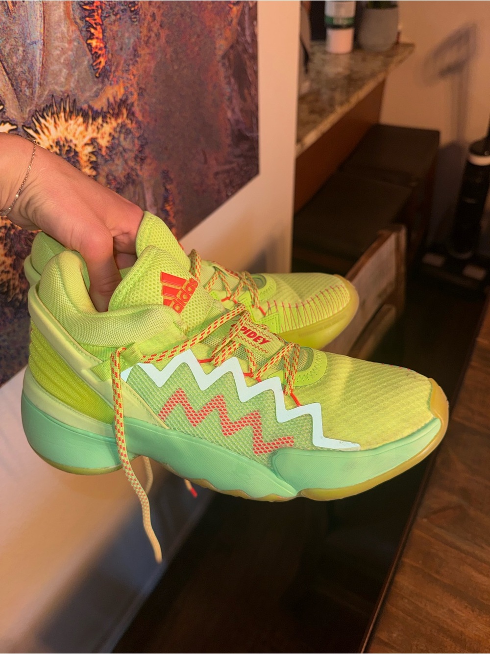 Marvel x Adidas D.O.N. Issue #2 "Spida Sense" Basketball Shoes